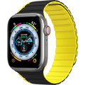 DUXDUCIS Mágneses Óraszíj Apple Watch 40/41mm Fekete-Sárga